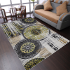 Rugsotic Carpets Machine Woven Heatset Polypropylene Area Rug Contemporary
