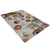 Rugsotic Carpets Machine Woven Heatset Polypropylene Area Rug Floral