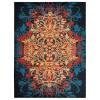 Rugsotic Carpets Machine Woven Heatset Polypropylene Area Rug Floral