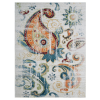Rugsotic Carpets Machine Woven Heatset Polypropylene Area Rug Floral