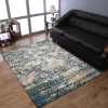 Rugsotic Carpets Machine Woven Heatset Polypropylene Area Rug Abstract