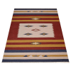 Rugsotic Carpets Hand Woven Flat Weave Kilim Wool Area Rug Contemporary