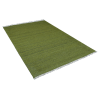 Rugsotic Carpets Hand Woven Flat Weave Skittles Kilim Cotton & Polyester Area Rug Solid