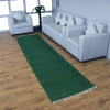 Rugsotic Carpets Hand Woven Flat Weave Skittles Kilim Cotton & Polyester Runner Area Rug Solid