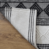 Rugsotic Carpets Hand Woven Flat Weave Loop Kilim Wool & Cotton Area Rug Contemporary