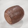 Solid Handmade Buffalo Leather Round Pouf (Recycled Foam with Fibre Fill)