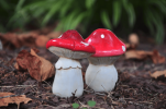 MiniGarden Fairy Garden Miniature Life Size Mushroom Statue