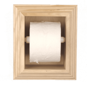 Tavares Recessed Solid Wood Toilet Paper (size: 7 x 8.5")