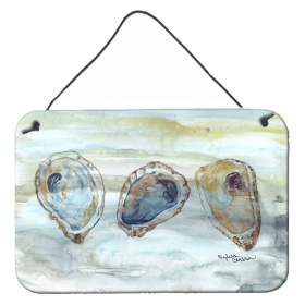 Watercolor Wall or Door Hanging Prints (Color: Oysters, size: 8 x 12)