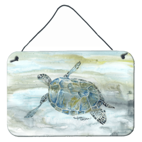 Watercolor Wall or Door Hanging Prints (Color: Sea Turtle, size: 8 x 12)