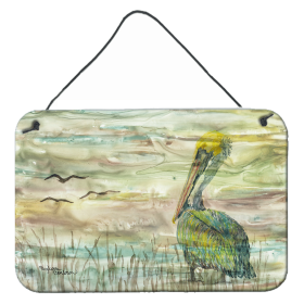 Sunset Wall or Door Hanging Prints (Color: Pelican, size: 8 x 12)
