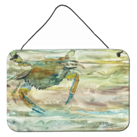 Sunset Wall or Door Hanging Prints (Color: Blue Crab, size: 8 x 12)