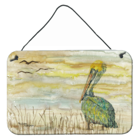 Yellow Sky Wall or Door Hanging Prints (Color: Pelican, size: 8 x 12)