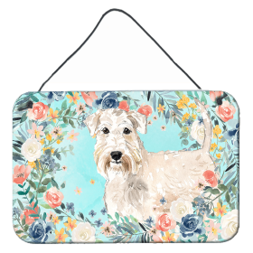 Door Hanging Prints (Color: Wheaten Terrier, size: 8 x 12)