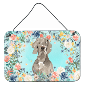 Door Hanging Prints (Color: Weimaraner, size: 8 x 12)