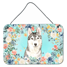 Door Hanging Prints (Color: Siberian Husky, size: 8 x 12)
