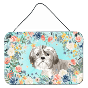 Door Hanging Prints (Color: Shih Tzu Puppy, size: 8 x 12)