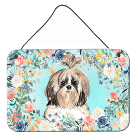 Door Hanging Prints (Color: Shih Tzu, size: 8 x 12)