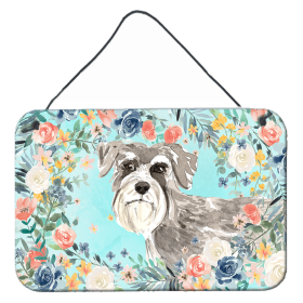 Door Hanging Prints (Color: Schnauzer #1, size: 8 x 12)