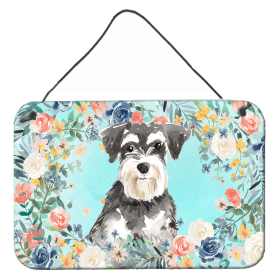 Door Hanging Prints (Color: Schnauzer #2, size: 8 x 12)