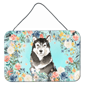 Door Hanging Prints (Color: Alaskan Malamute, size: 8 x 12)