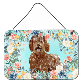 Door Hanging Prints (Color: Labradoodle, size: 8 x 12)