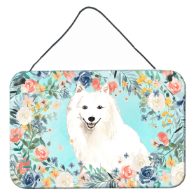 Door Hanging Prints (Color: Japanese Spitz, size: 8 x 12)