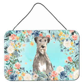 Door Hanging Prints (Color: Irish Wolfhound, size: 8 x 12)