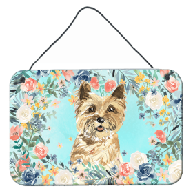 Door Hanging Prints (Color: Cairn Terrier, size: 8 x 12)