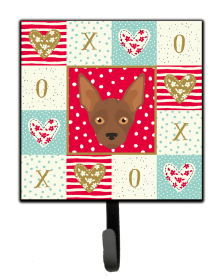 Dog Love Leash or Key Holder (size: 4.25 x 7)
