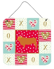 Cows - Highland Cow Wall or Door Hanging Prints (Color: Cows - Highland Cow, size: 6 x 6)