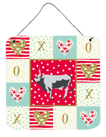 Cows - Hungarian Grey Steppe Cow Wall or Door Hanging Prints (Color: Cows - Hungarian Grey Steppe Cow, size: 6 x 6)