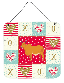 Cows - Zebu Indicine Cow Wall or Door Hanging Prints (Color: Cows - Zebu Indicine Cow, size: 6 x 6)