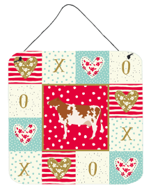 Cows - Ayrshire Cow Wall or Door Hanging Prints (Color: Cows - Ayrshire Cow, size: 6 x 6)