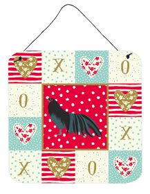 Chickens - Sumatra Chicken Wall or Door Hanging Prints (Color: Chickens - Sumatra Chicken, size: 6 x 6)