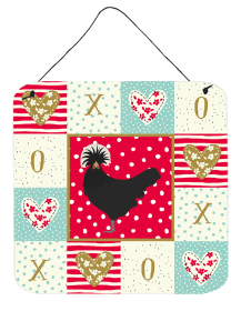 Chickens - Polish Poland Chicken Wall or Door Hanging Prints (Color: Chickens - Polish Poland Chicken, size: 6 x 6)