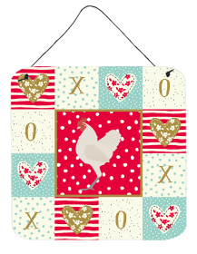 Chickens - German Langshan Chicken Wall or Door Hanging Prints (Color: Chickens - German Langshan Chicken, size: 6 x 6)