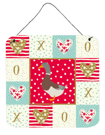 Ducks - Saxony Sachsenente Duck Wall or Door Hanging Prints (Color: Ducks - Saxony Sachsenente Duck, size: 6 x 6)