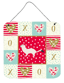 Stoat Short-tailed Weasel Wall or Door Hanging Prints (Color: Stoat Short-tailed Weasel, size: 6 x 6)