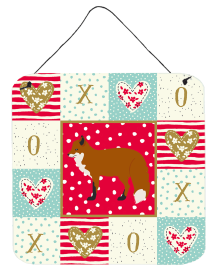 Foxes - Red Fox Wall or Door Hanging Prints (Color: Foxes - Red Fox, size: 6 x 6)