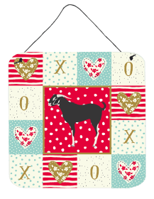 Goats - Black Bengal Goat  Wall or Door Hanging Prints (Color: Goats - Black Bengal Goat, size: 6 x 6)