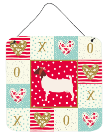 Goats -  Boer Goat  Wall or Door Hanging Prints (Color: Goats -  Boer Goat, size: 6 x 6)