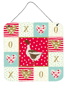 Pomeranian Rogener Goose Love Wall or Door Hanging Prints (Color: Geese - Pomeranian Rogener Goose, size: 6 x 6)