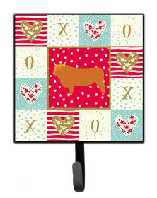 Cow Love Leash or Key Holder (size: 4.25 x 7)
