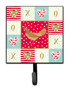 Chicken Love Leash or Key Holder (size: 4.25 x 7)
