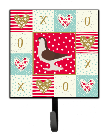 Pigeon Love Leash or Key Holder (size: 4.25 x 7)