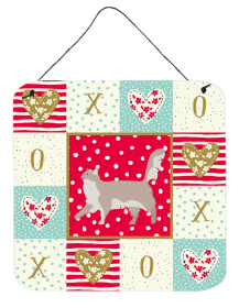 Chantilly Tiffany Cat Love Wall or Door Hanging Prints (Color: Chantilly Tiffany, size: 6 x 6)