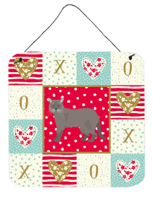 European Burmese Cat Love Wall or Door Hanging Prints (Color: European Burmese, size: 6 x 6)