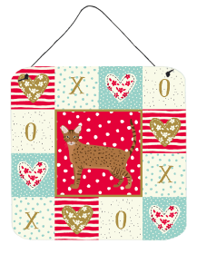 Ocicat Cat Love Wall or Door Hanging Prints (Color: Ocicat, size: 6 x 6)