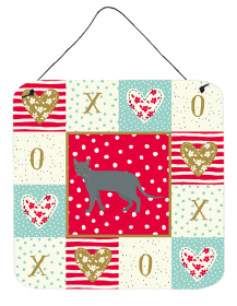 Raas Cat Love Wall or Door Hanging Prints (Color: Raas, size: 6 x 6)